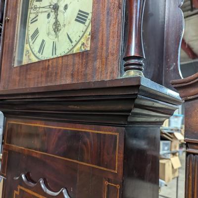 Antique 8 Foot Grandfather Clock