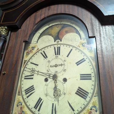 Antique 8 Foot Grandfather Clock