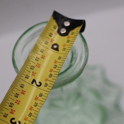 Tiara Decanter Chantilly Green and (2) Glasses