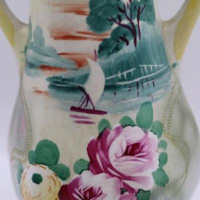 NIPPON Hand Painted Vases (2)