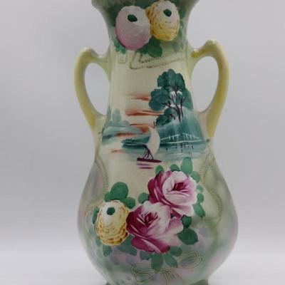 NIPPON Hand Painted Vases (2)