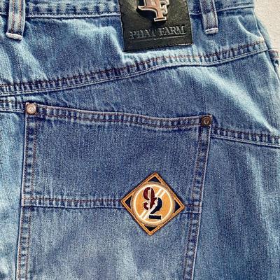 Vintage Phat Farm Distressed Jeans - Size 38X33