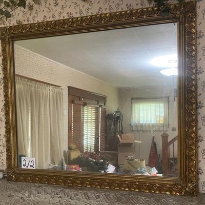 Beautiful Wood Framed Mirror