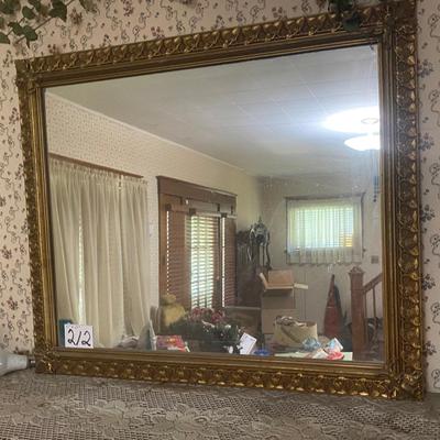 Beautiful Wood Framed Mirror