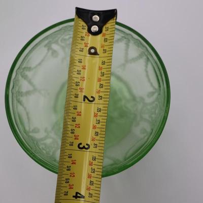 ANCHOR HOCKING Uranium Sherbet Glass Dishes (9)