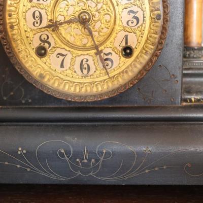 Antique Ornate Mantle Clock - Wm. L. Gilbert Clock Co. 1896 (See Description)