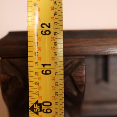 Antique Carved Cabinet (See Description)