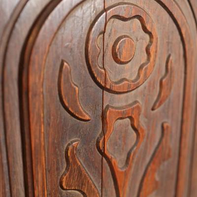 Antique Carved Cabinet (See Description)