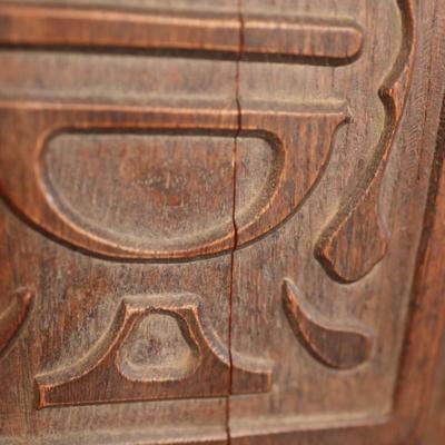 Antique Carved Cabinet (See Description)