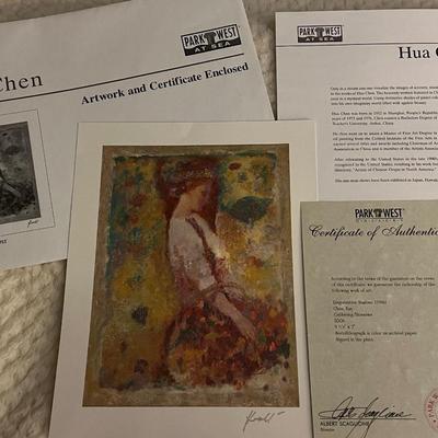 Hua Chen Certified Seriolithograph (1 of 2)