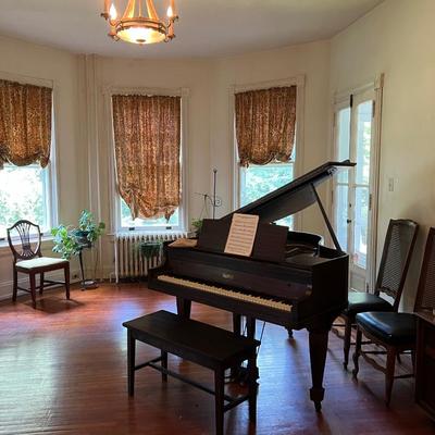 J&C Fischer Baby Grand Piano