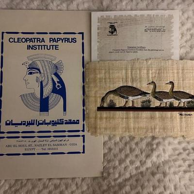 Certified Painting on Papyrus