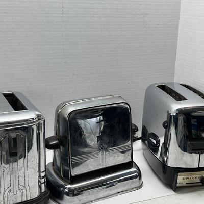 3 antique vintage toasters for restoration