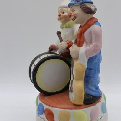 Vintage Clown Music Box "Send in the Clowns"