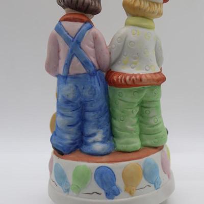 Vintage Clown Music Box "Send in the Clowns"