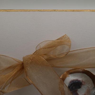 Oyster Cross on Canvas & Wood - New