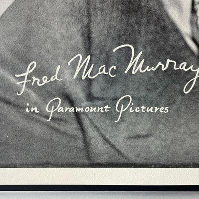 FRED MacMURRAY - 8x10 Photo Print w/Stamped Signature by Paramount Pictures as Pictured.