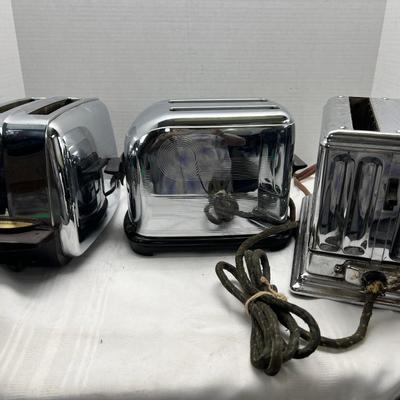 3 vintage toasters for restoration