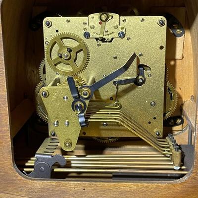 Vintage Mid-Century Ankeruhr Mantle Clock (Anchor clock) 22" Long Untested, Chimes Sound on the Quarter - Hour, No Key, & No...