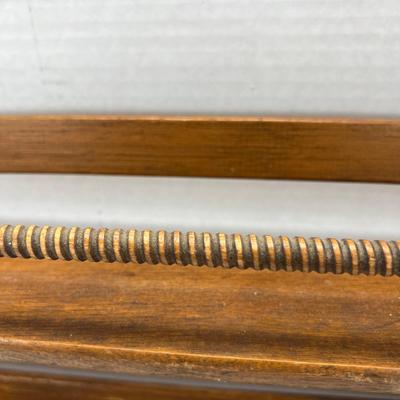 MCM Oak wall hanging Double spice rack