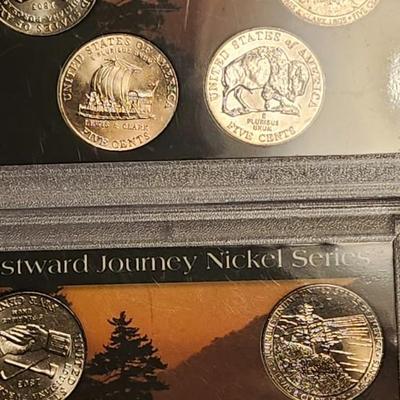 1972 and 1971 Kennedy Half Dollar, Two Westward Journey Nickel Series Black Diamong buffalo cion