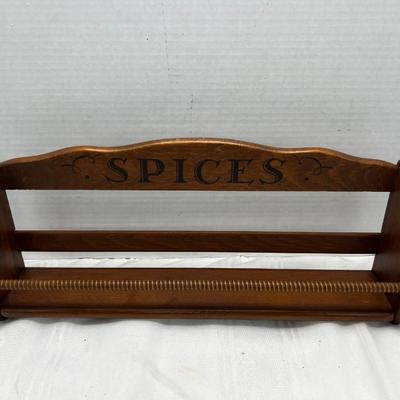 MCM Spices rack single oak