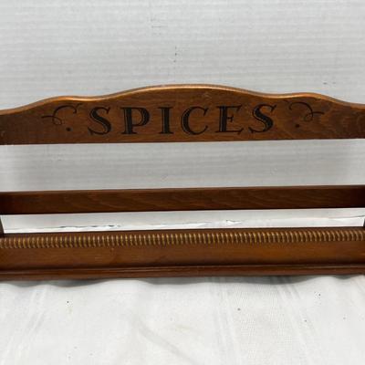 MCM Spices rack single oak