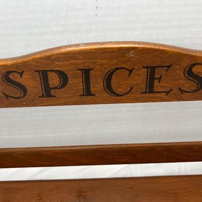 MCM Spices rack single oak