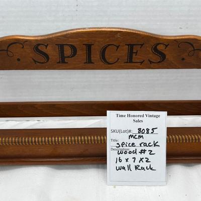 MCM Spices rack single oak