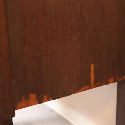 Antique Carved Oak Buffet (See Description)