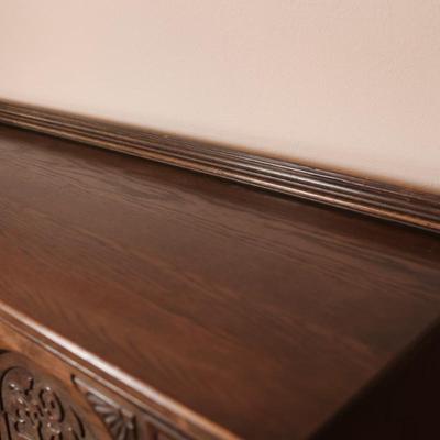 Antique Carved Oak Buffet (See Description)