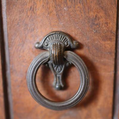 Antique Carved Oak Buffet (See Description)