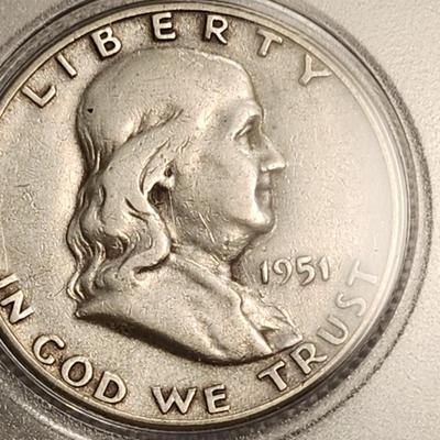 1951 Franklin Half Dollar