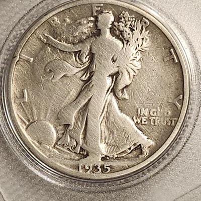 1935 Walking Liberty Half Dollar