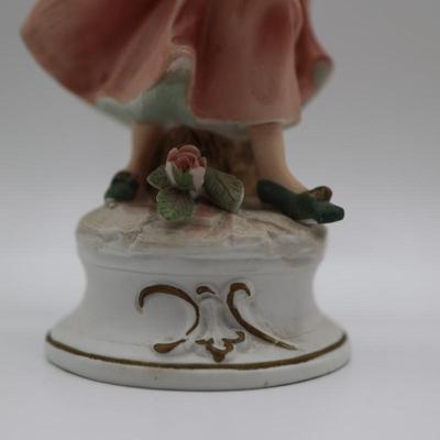 Vintage Lenwile Hand Painted Lady Figurine