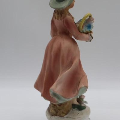 Vintage Lenwile Hand Painted Lady Figurine