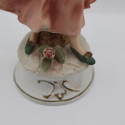 Vintage Lenwile Hand Painted Lady Figurine
