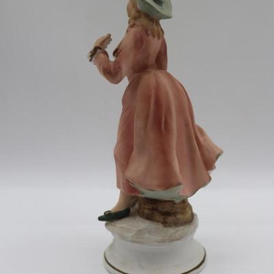Vintage Lenwile Hand Painted Lady Figurine