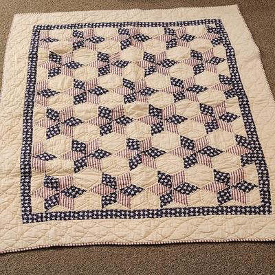 51 by 59 Stars & Stripes Quilt