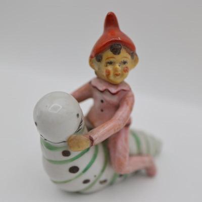 VTG Ceramic Pixie Elf - Made in Occupied Japan