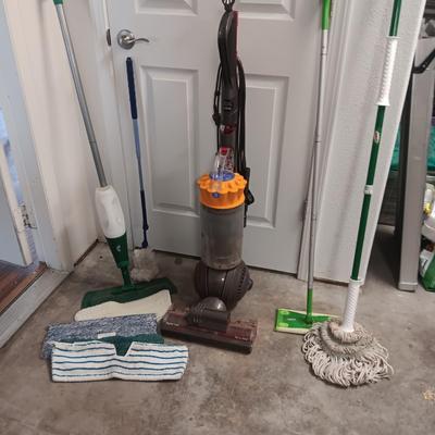 DYSON BAGLESS VACUUM AND OTHER FLOOR CARE TOOLS