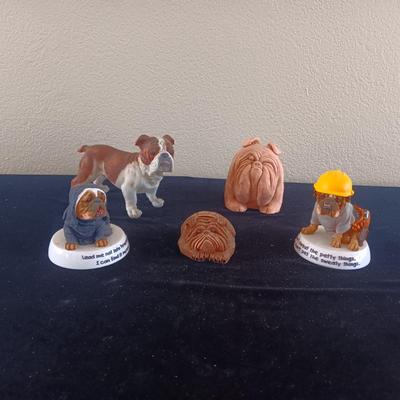 A COLLECTION OF BULL DOGS