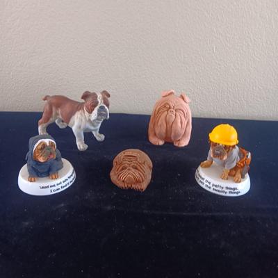 A COLLECTION OF BULL DOGS