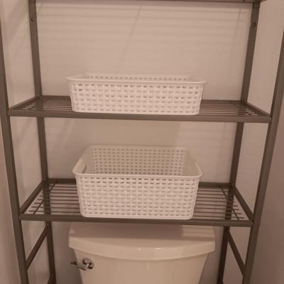 OVER THE TOILET METAL SHELF