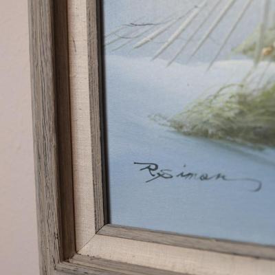 Original Oil on Canvas Painting by R. Simon