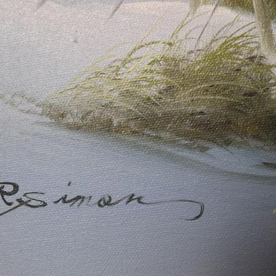Original Oil on Canvas Painting by R. Simon