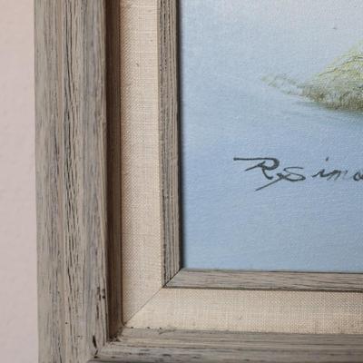 Original Oil on Canvas Painting by R. Simon