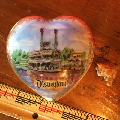 Walt Disney DISNEYLAND HEART BOX w/ Free Little Gift 
