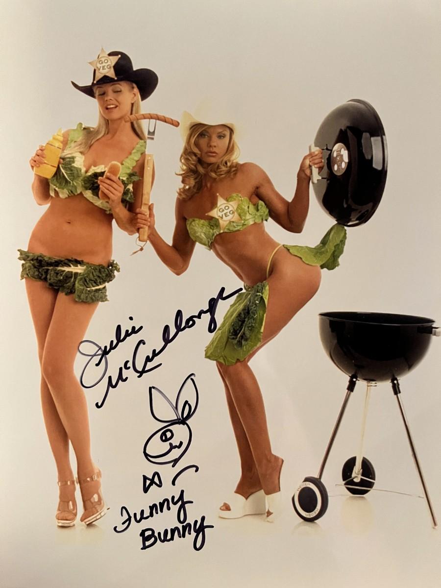 Playboy model Julie McCullough signed photo | EstateSales.org