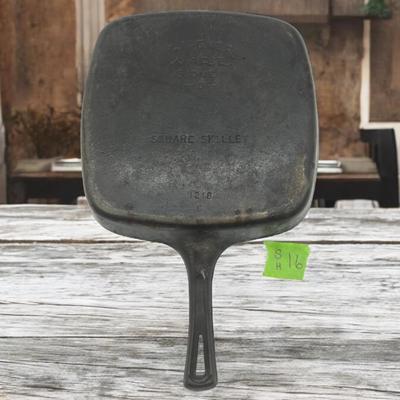 Wagner Ware Square Cast Iron Skillet